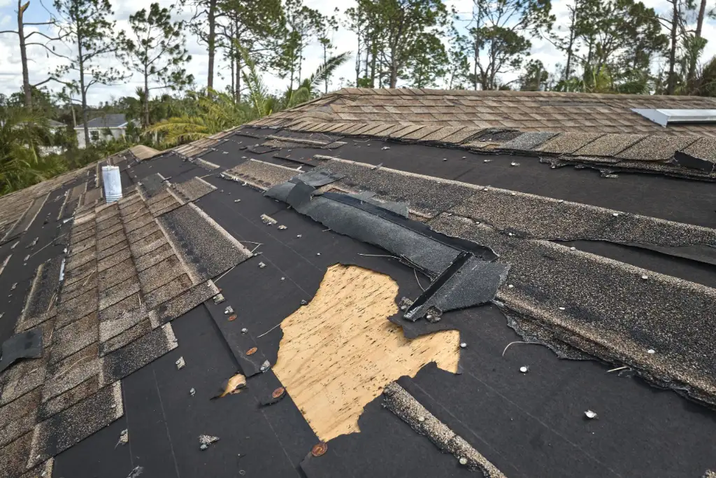Flat roof leak repair